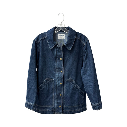 Jacket Denim By Old Navy In Blue Denim, Size: S