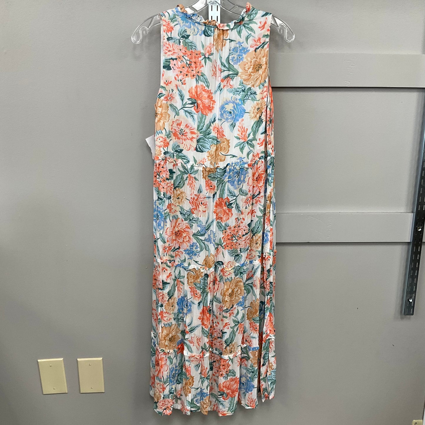 Dress Casual Midi By Loft In Floral Print, Size: S