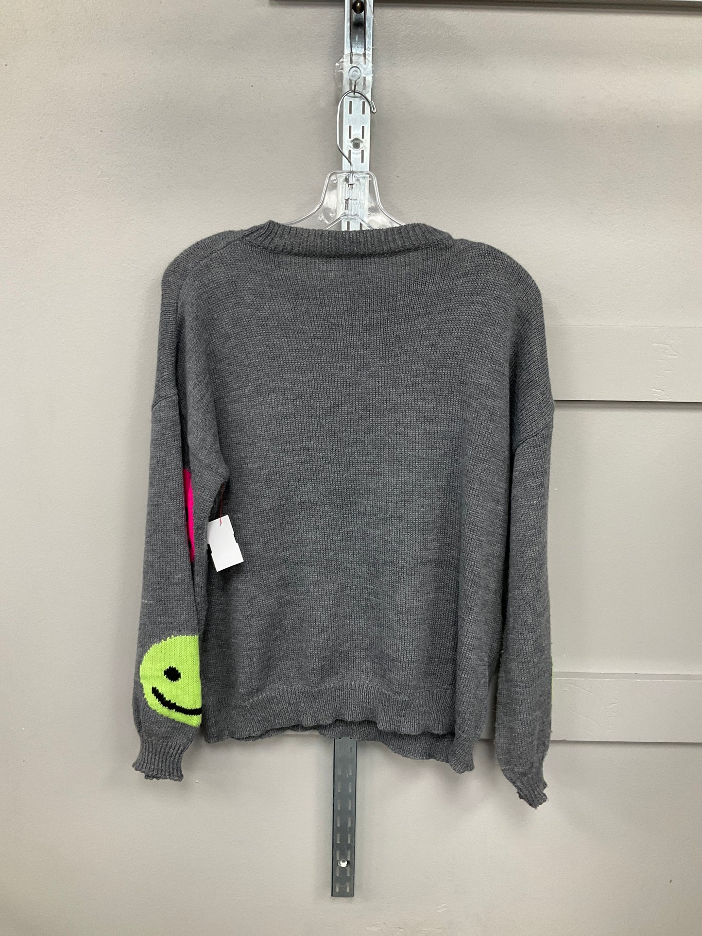 Sweater By Clothes Mentor In Grey, Size: M