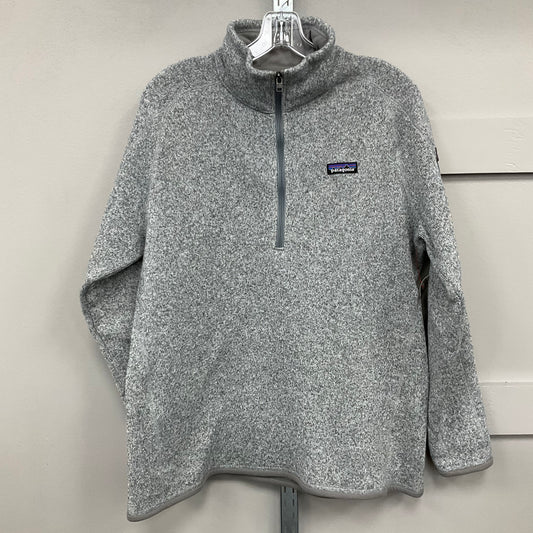 Sweatshirt Collar By Patagonia In Grey, Size: Xl