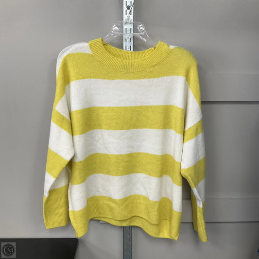 Sweater By Vince Camuto In Yellow, Size: S