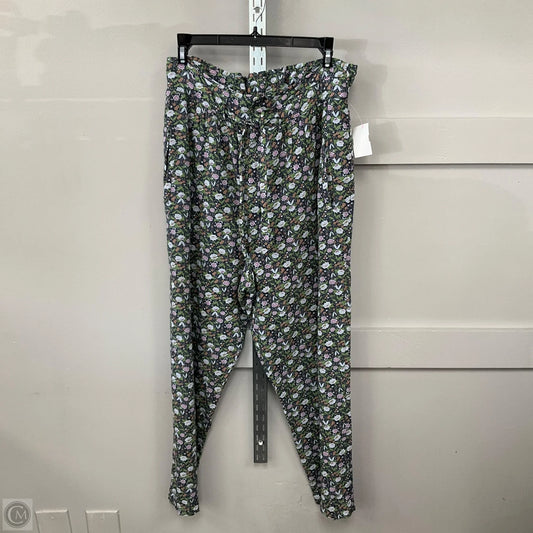 Pants Linen By Joie In Floral Print, Size: S