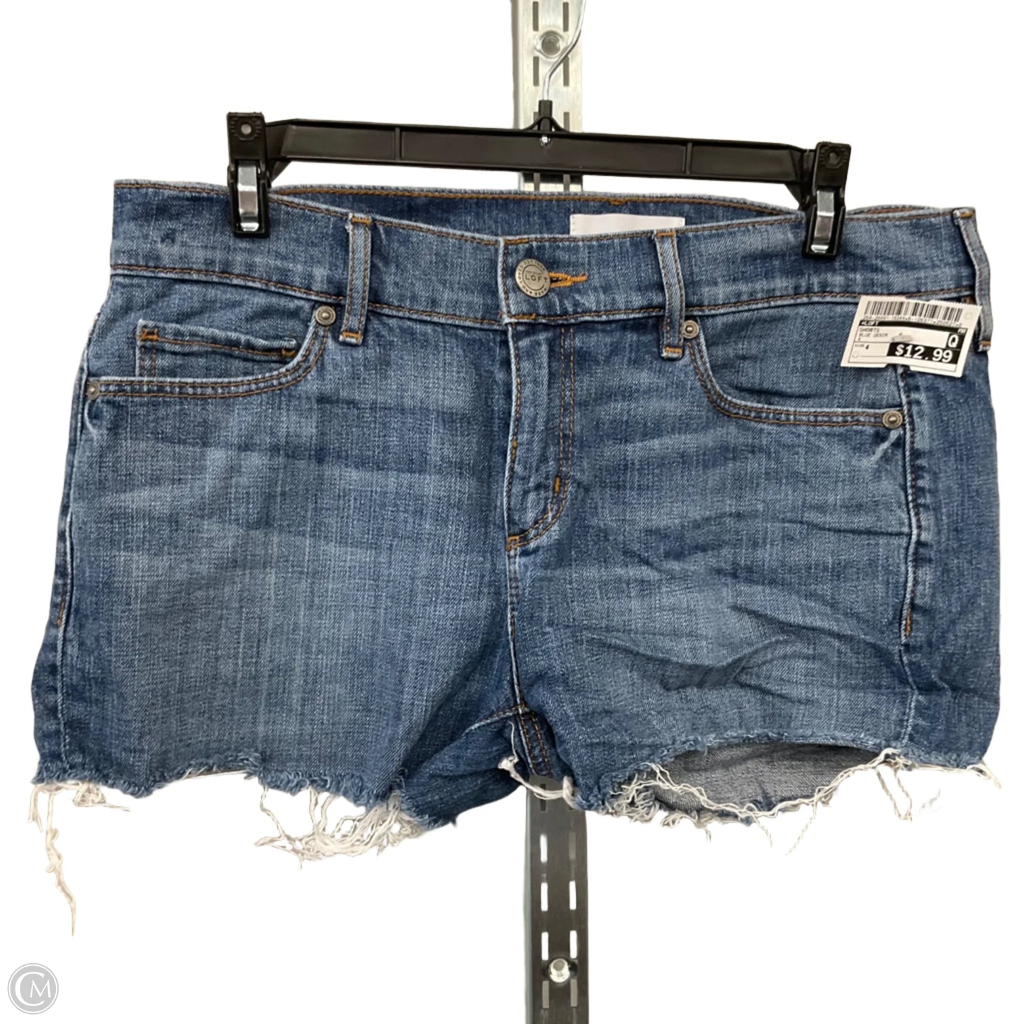 Shorts By Loft In Blue Denim, Size: 4
