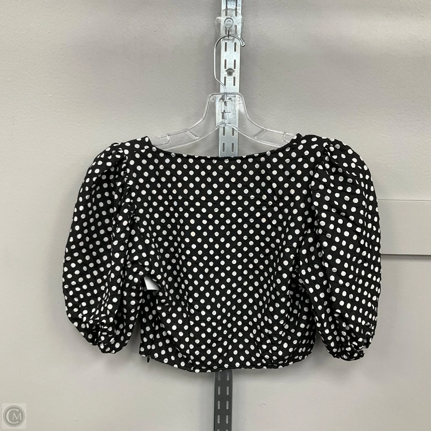 Top Short Sleeve By Free People In Polkadot Pattern, Size: S