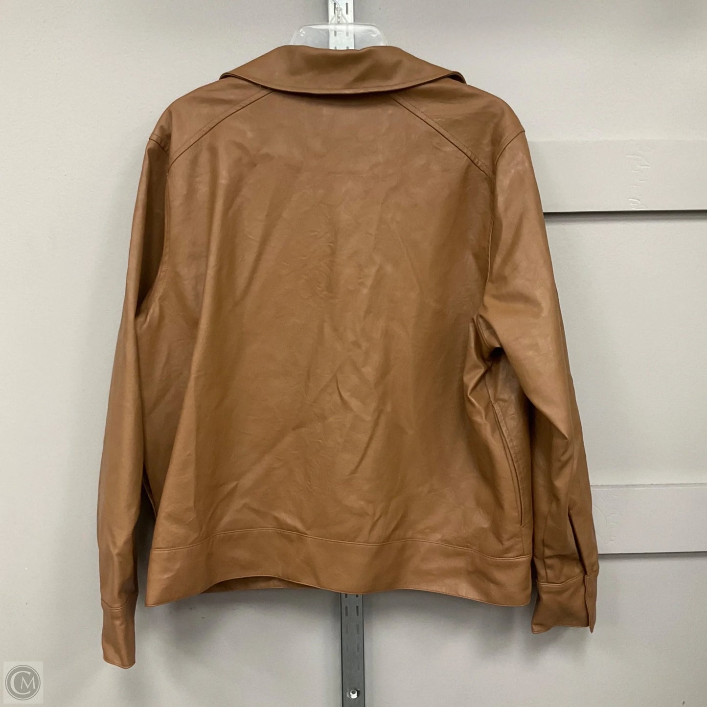 Jacket Leather By Universal Thread In Brown, Size: Xxl