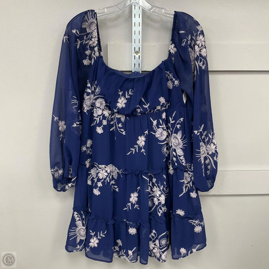 Dress Casual Short By Altard State In Navy, Size: M