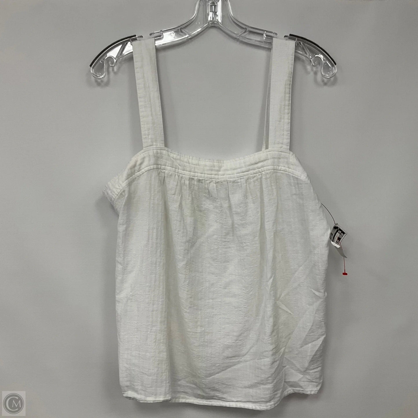 Top Sleeveless Basic By Gap In White, Size: M