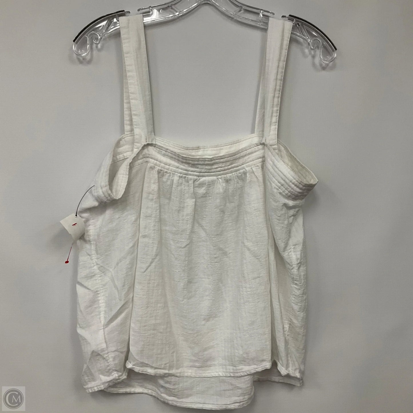 Top Sleeveless Basic By Gap In White, Size: M