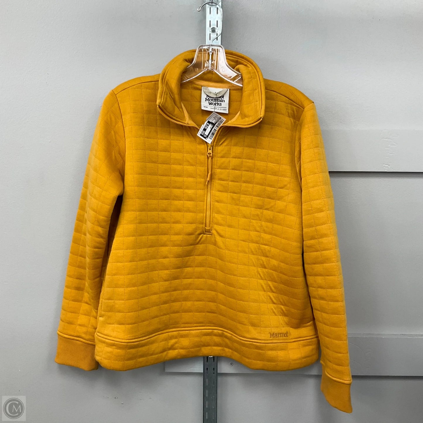 Sweatshirt Collar By Marmot In Yellow, Size: M