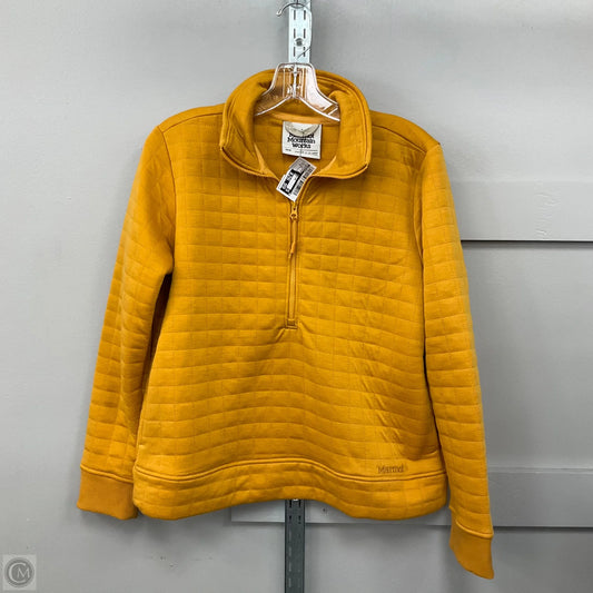 Sweatshirt Collar By Marmot In Yellow, Size: M
