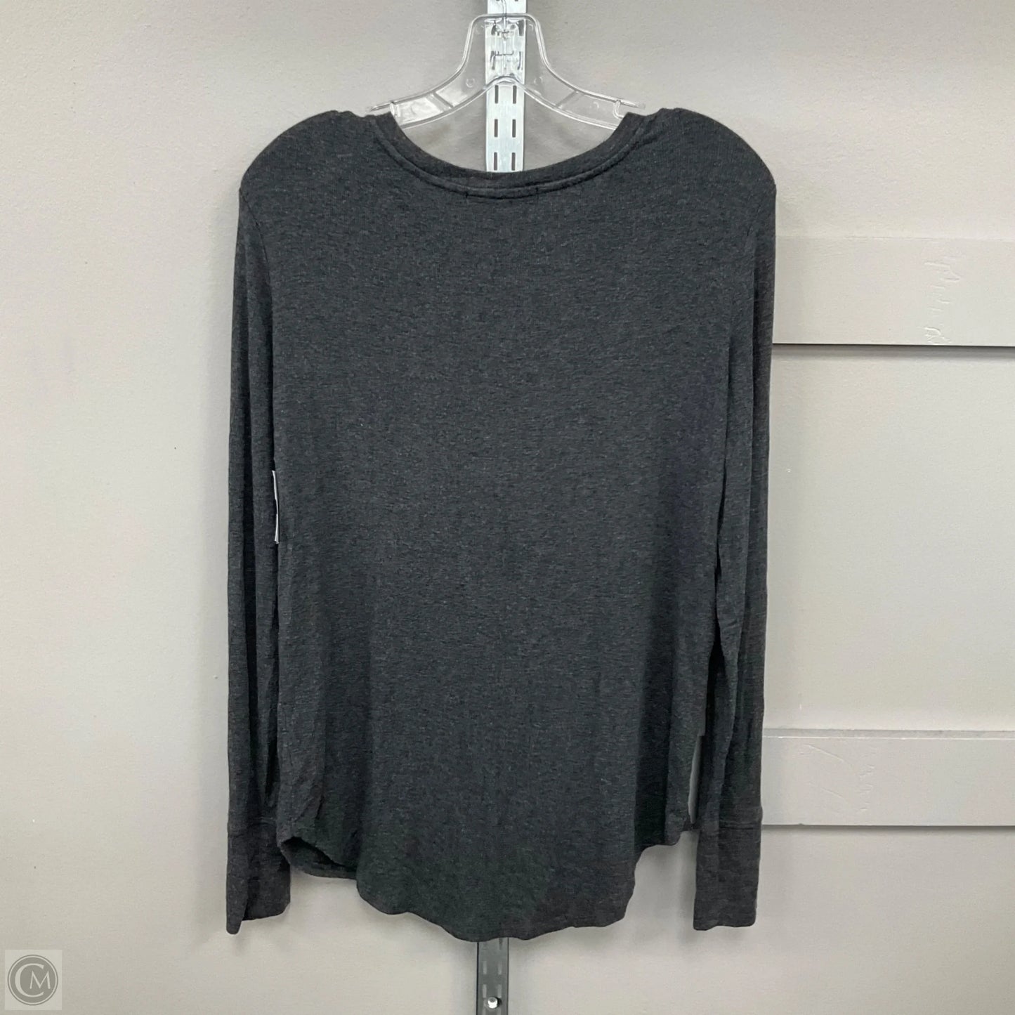 Top Long Sleeve By Athleta In Grey, Size: M