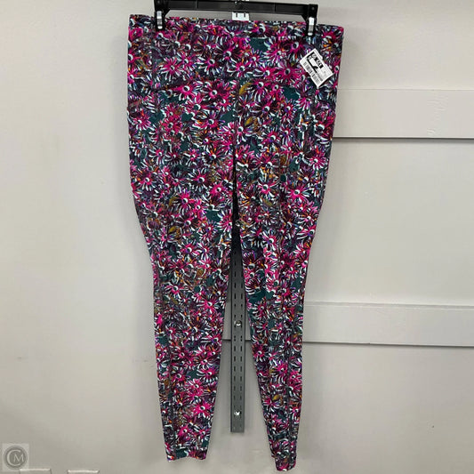 Athletic Leggings By Lululemon In Multi-colored, Size: 10