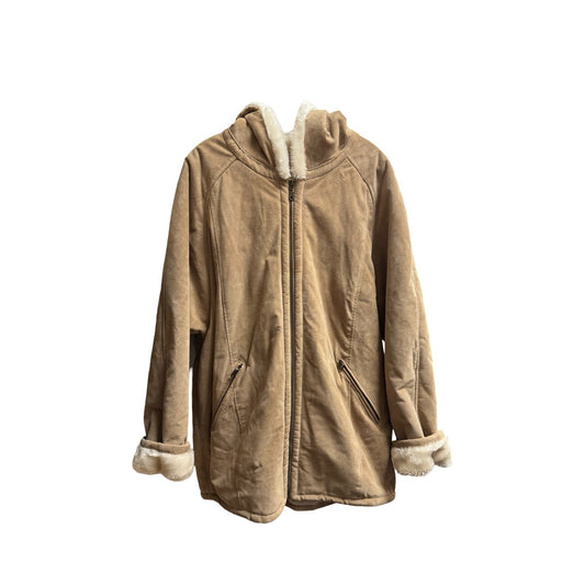 Coat Parka By Marvin Richards In Beige, Size: Xl