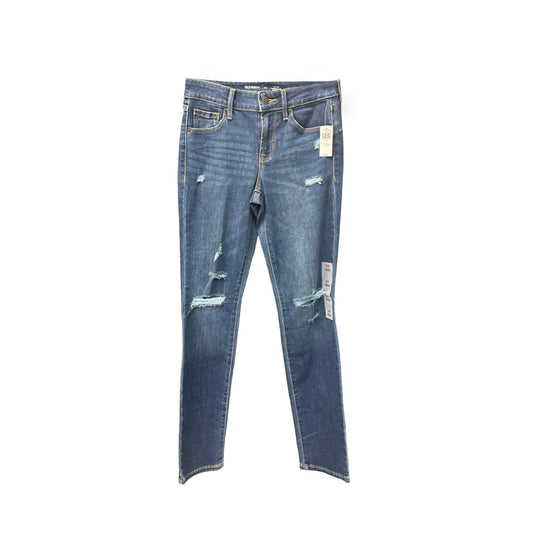 Jeans Skinny By Old Navy In Blue Denim, Size: 0