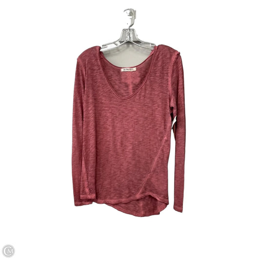Top Long Sleeve By We The Free In Pink, Size: S