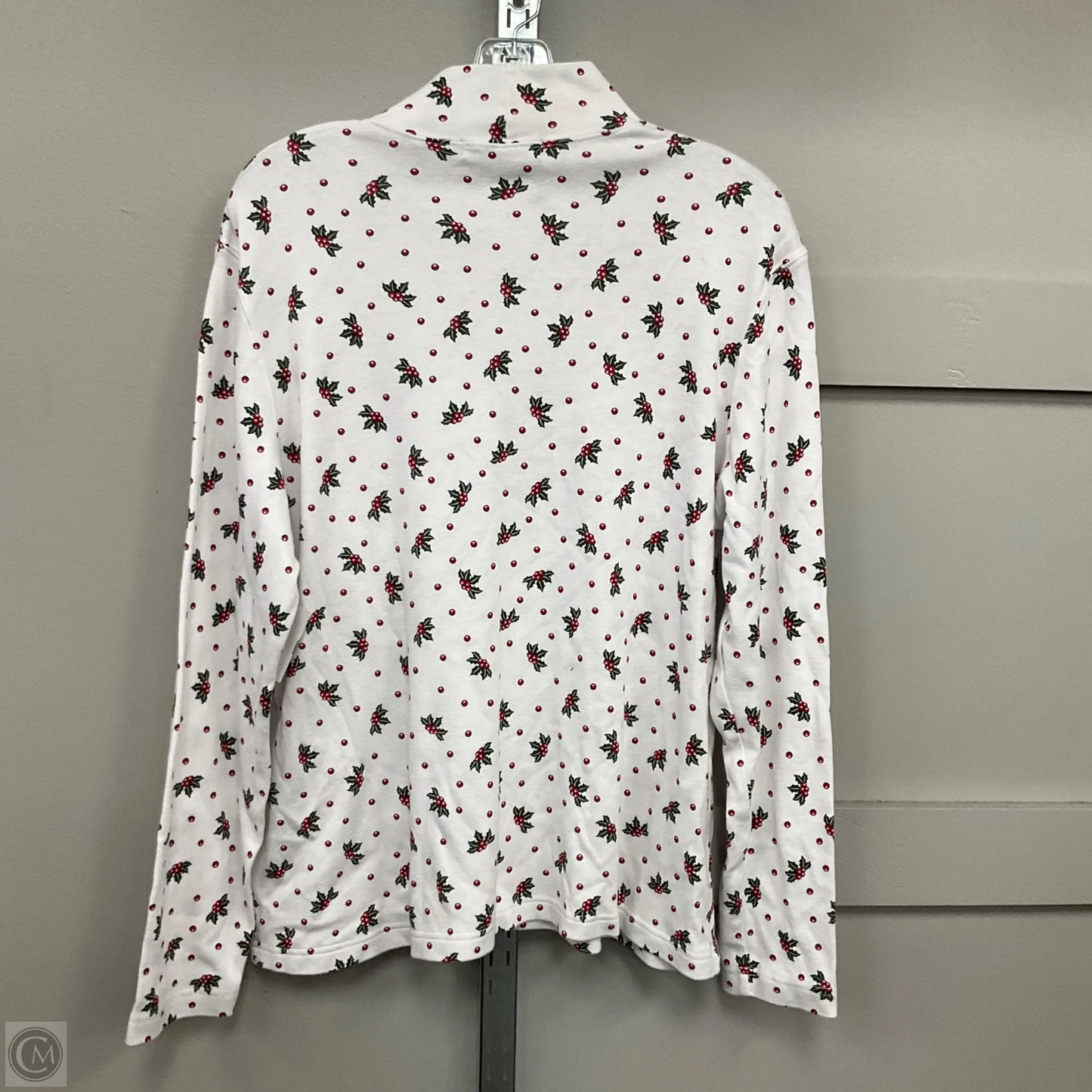Top Long Sleeve By Clothes Mentor In White, Size: 3x