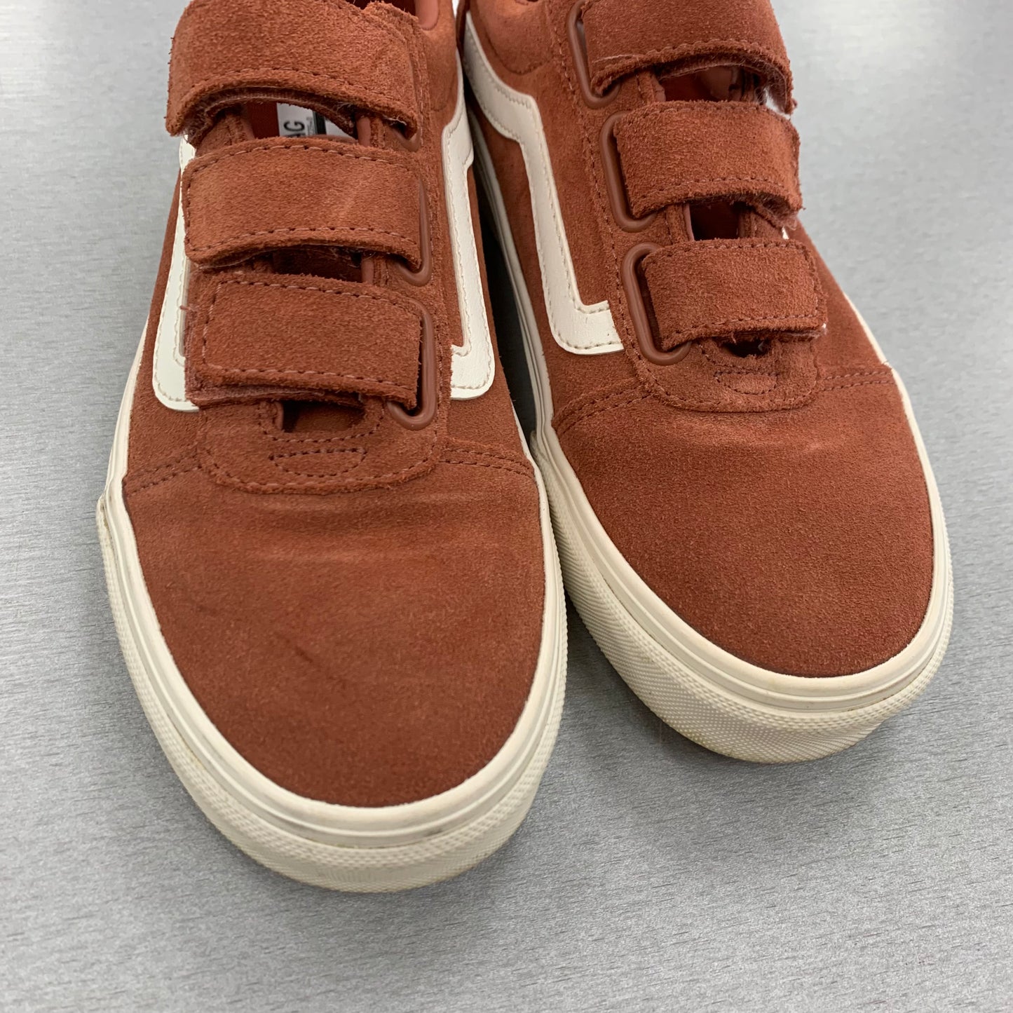 Shoes Sneakers By Vans In Rust, Size: 6