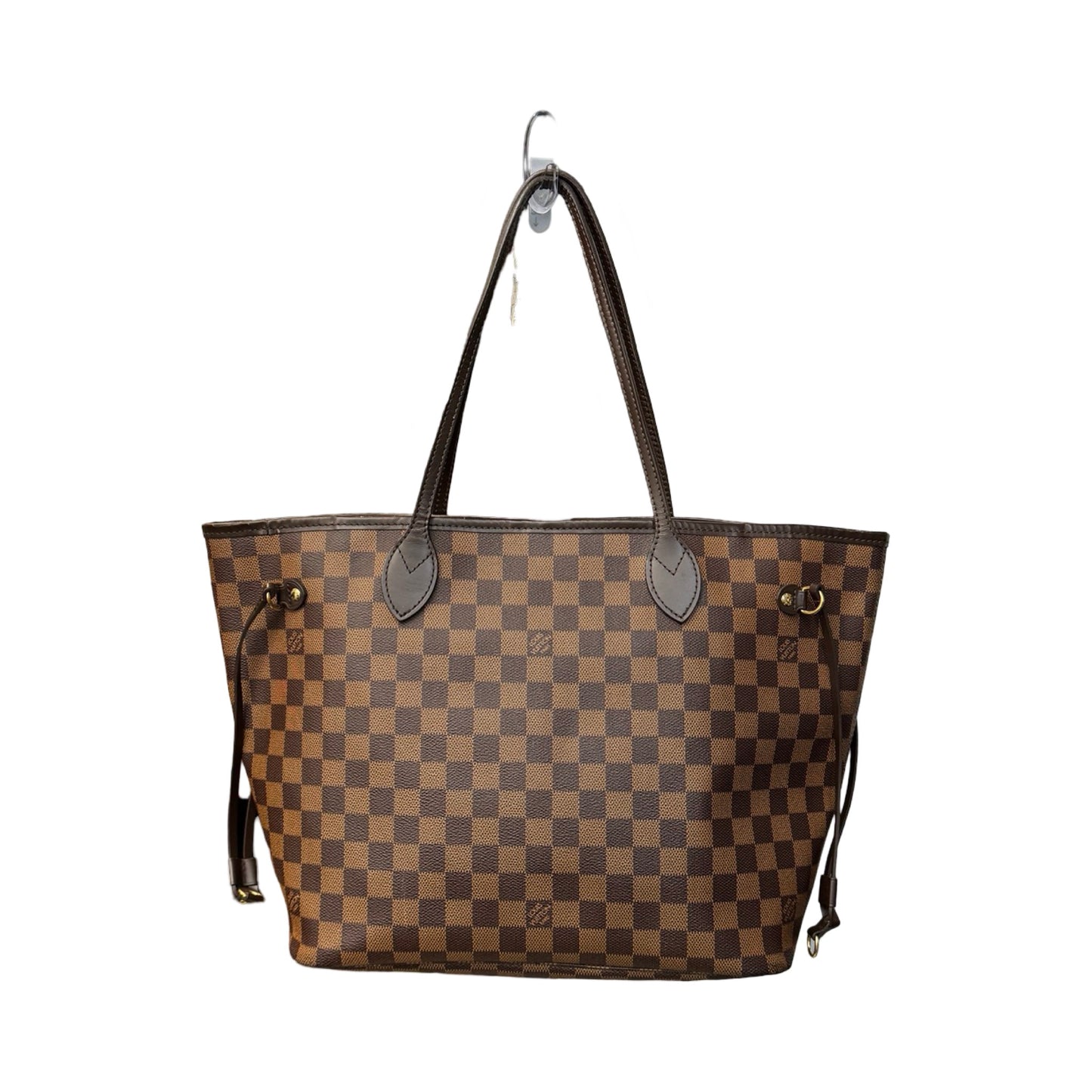 Neverfull MM Handbag Luxury Designer By Louis Vuitton, Size: Large