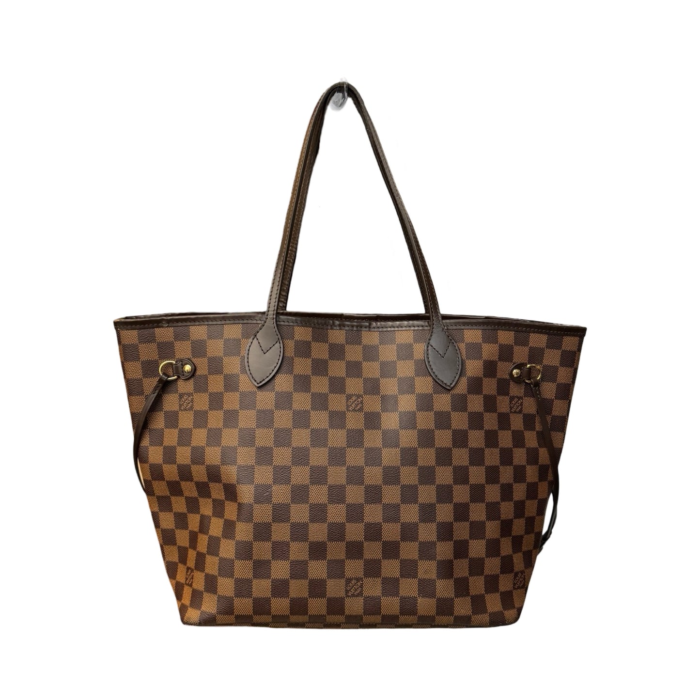 Neverfull MM Handbag Luxury Designer By Louis Vuitton, Size: Large