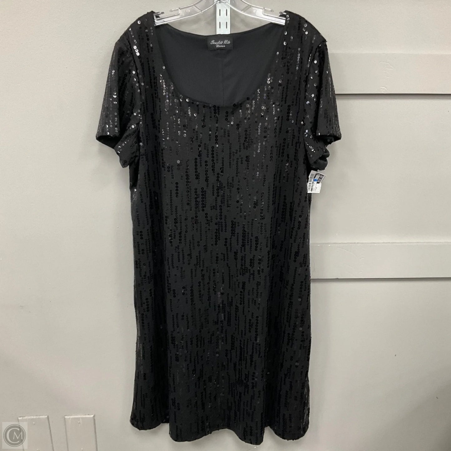 Dress Casual Maxi By Scarlett Nite In Black, Size: 4x