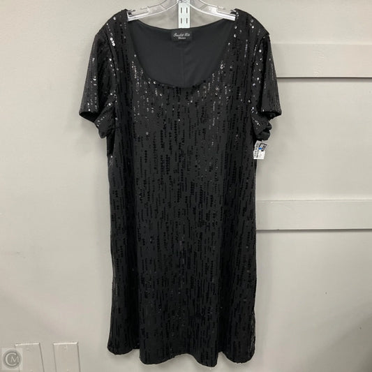 Dress Casual Maxi By Scarlett Nite In Black, Size: 4x