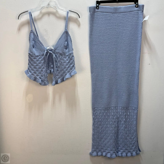 Skirt Set 2pc By Olive And Oak In Blue, Size: L