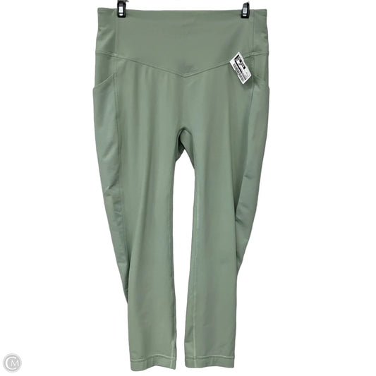Athletic Leggings By Lululemon In Green, Size: 10