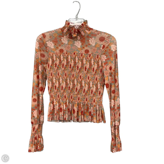 Top Long Sleeve By Chelsea And Violet In Floral Print, Size: Xs