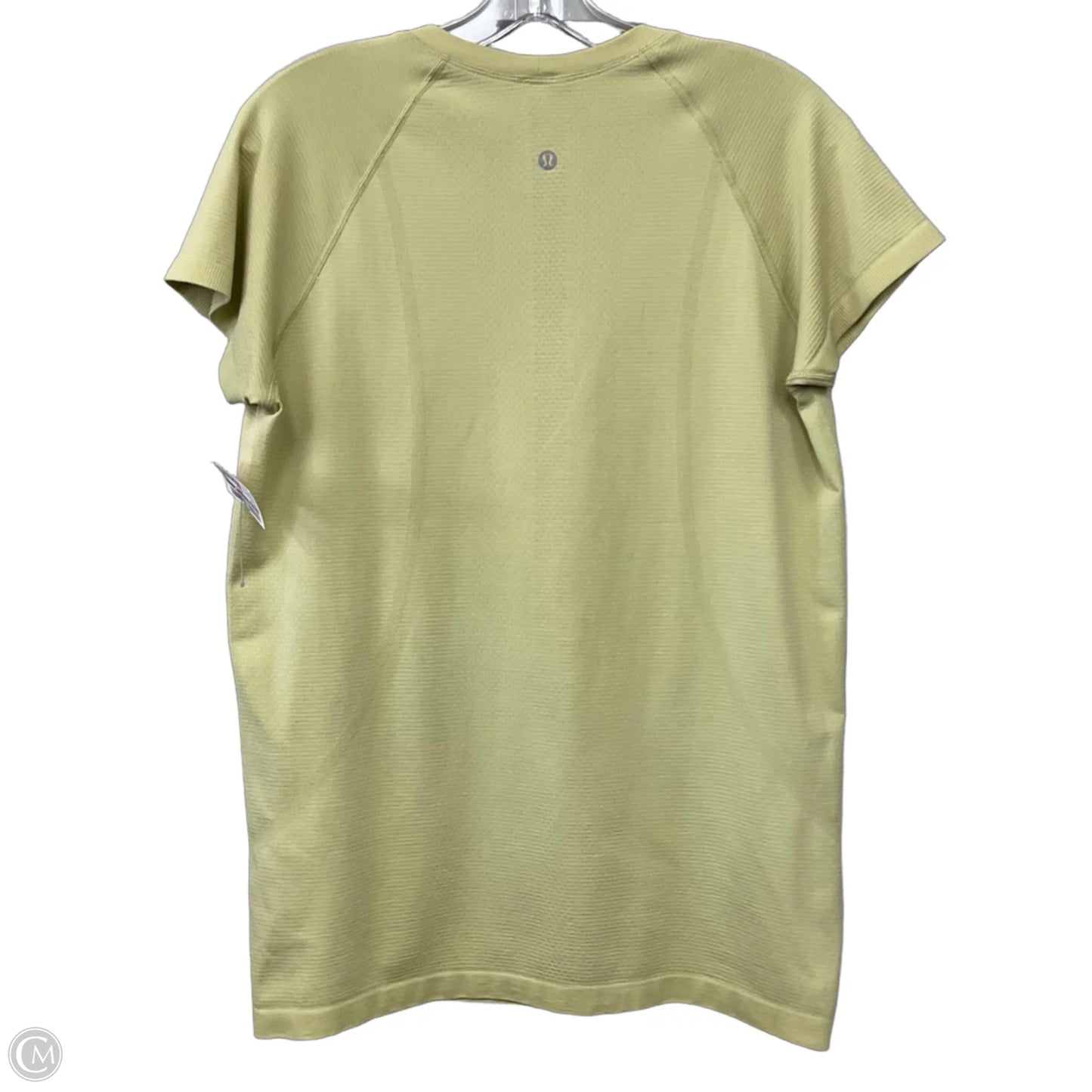 Top Short Sleeve By Lululemon In Green, Size: 12