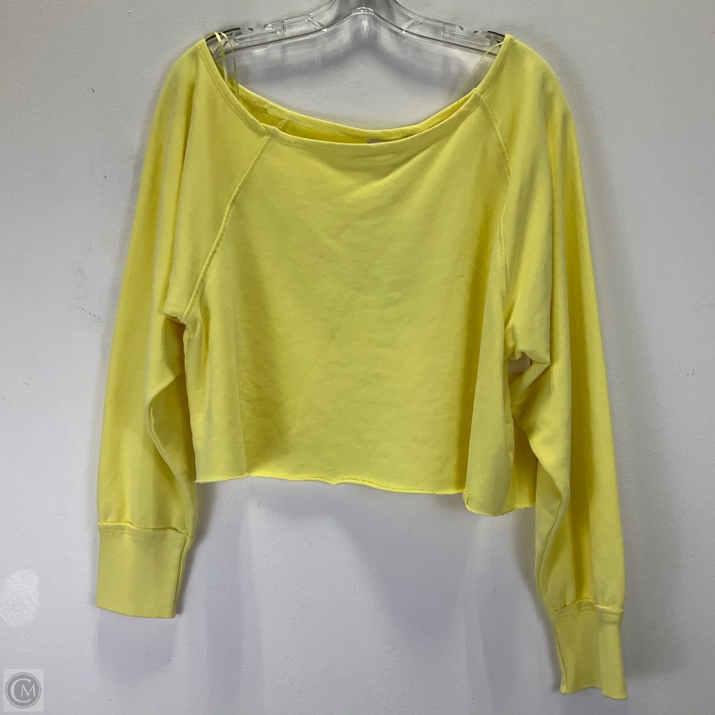 Top Long Sleeve By Joy Lab In Yellow, Size: M