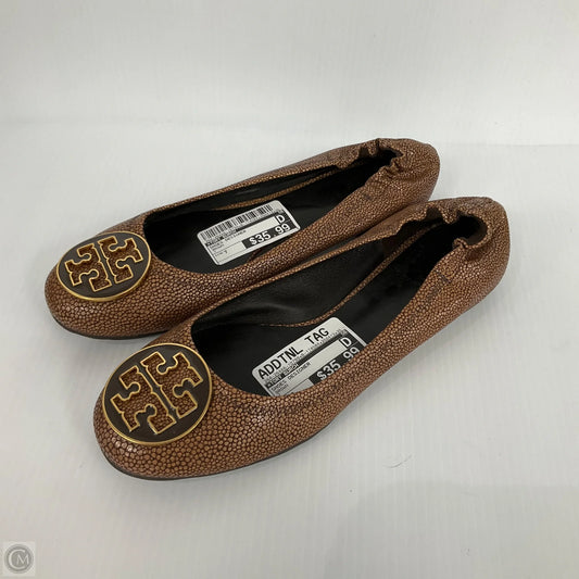 Shoes Designer By Tory Burch In Brown, Size: 7