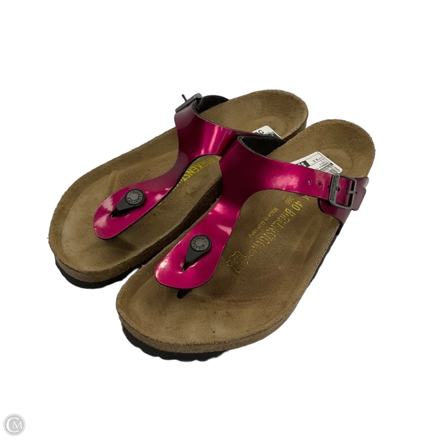 Sandals Flip Flops By Birkenstock In Magenta, Size: 9