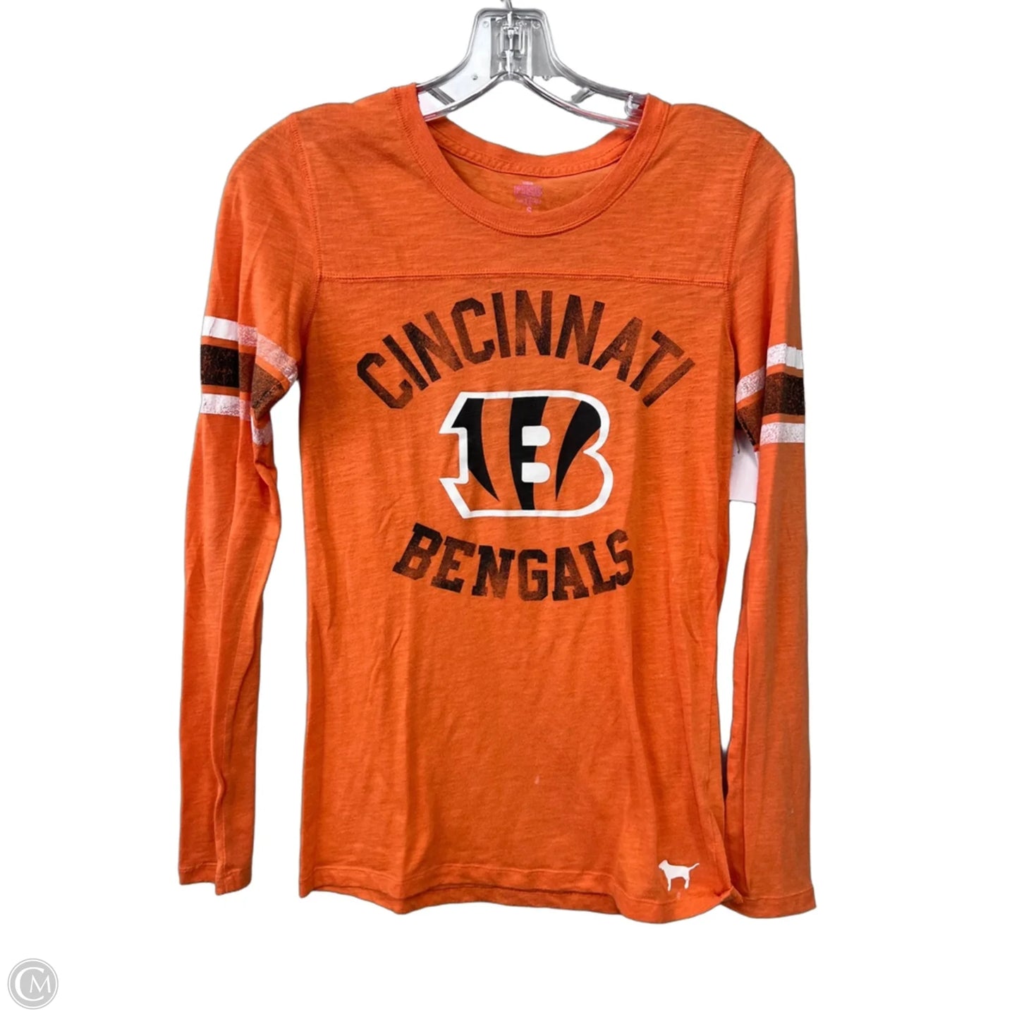 Top Long Sleeve By Cmf In Orange, Size: S