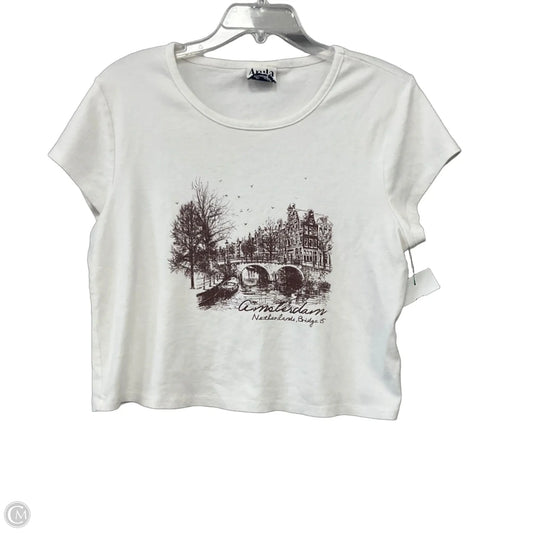 Top Short Sleeve By Arula In White, Size: Xs