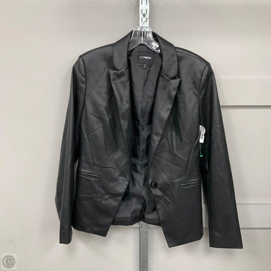 Jacket Leather By Express In Black, Size: S