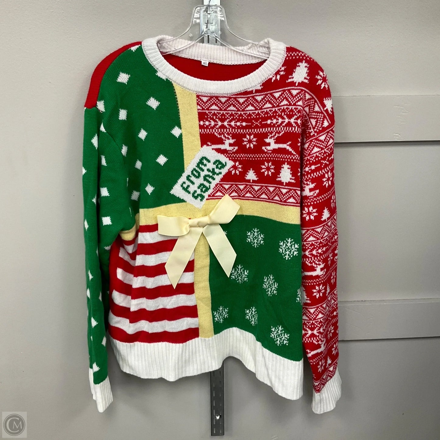 Sweater By Cmf In Multi-colored, Size: 1x