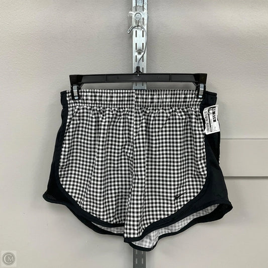 Athletic Shorts By Nike In Checkered Pattern, Size: S