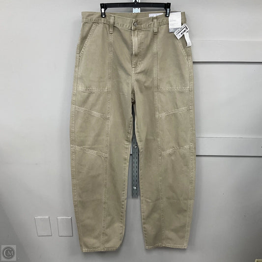 Jeans Wide Leg By Gap In Beige, Size: 12