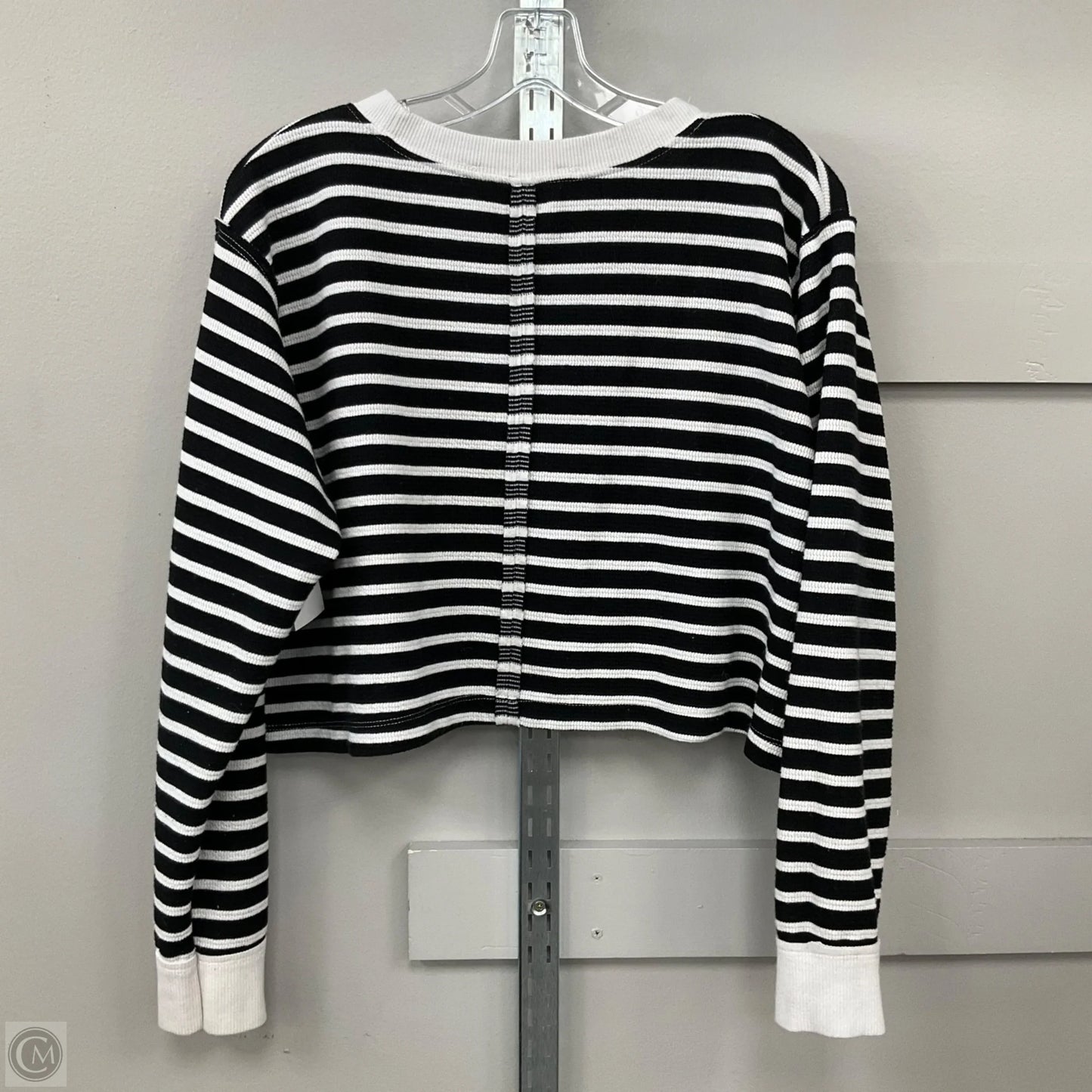 Top Long Sleeve By Altard State In Striped Pattern, Size: S