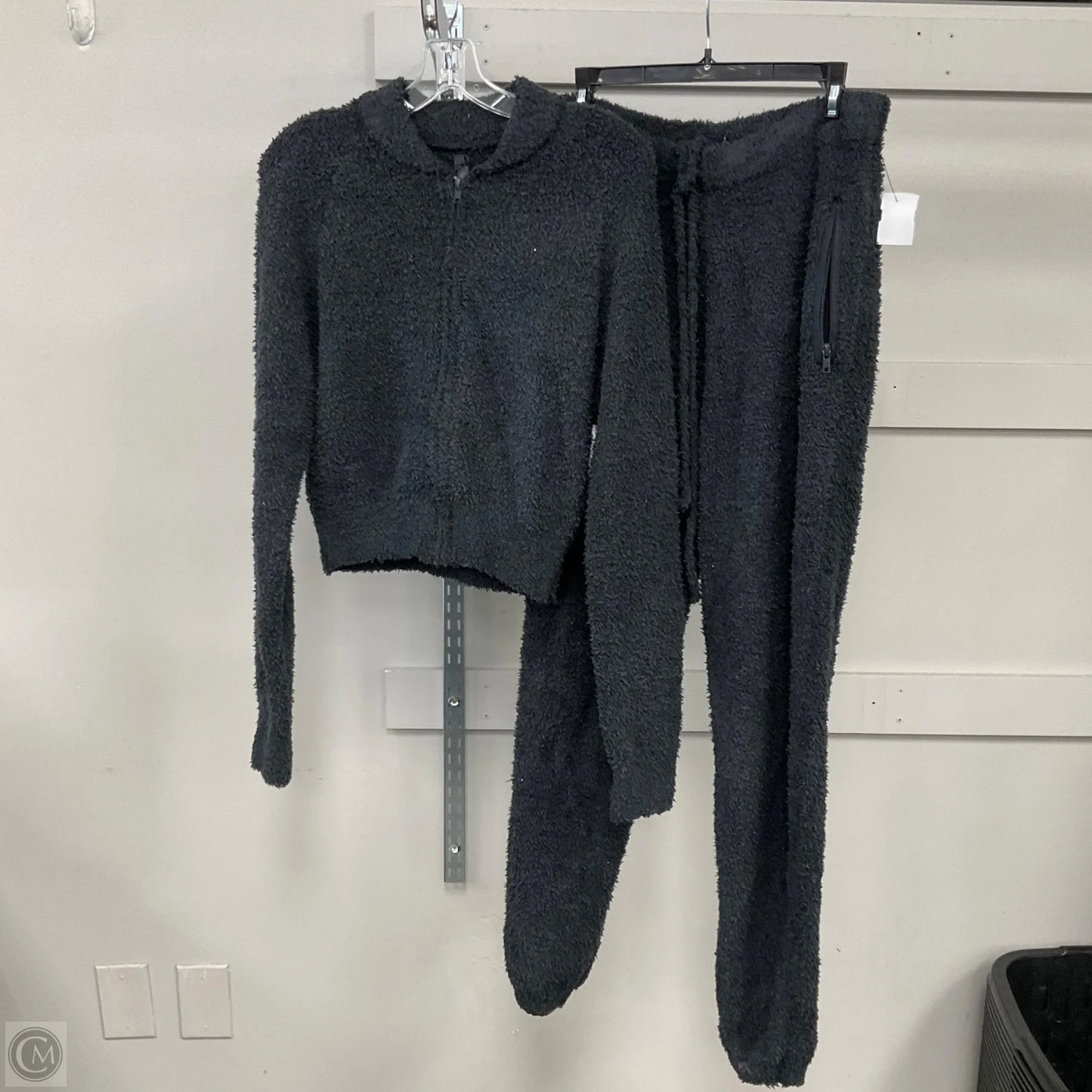 Top 2pc Long Sleeve By Skims In Black, Size: L