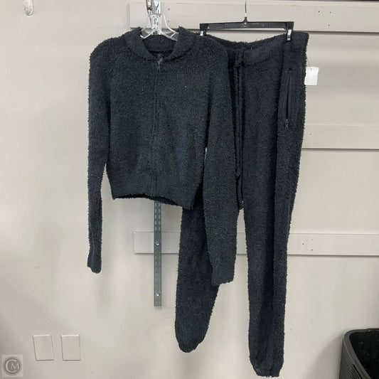 Top 2pc Long Sleeve By Skims In Black, Size: L
