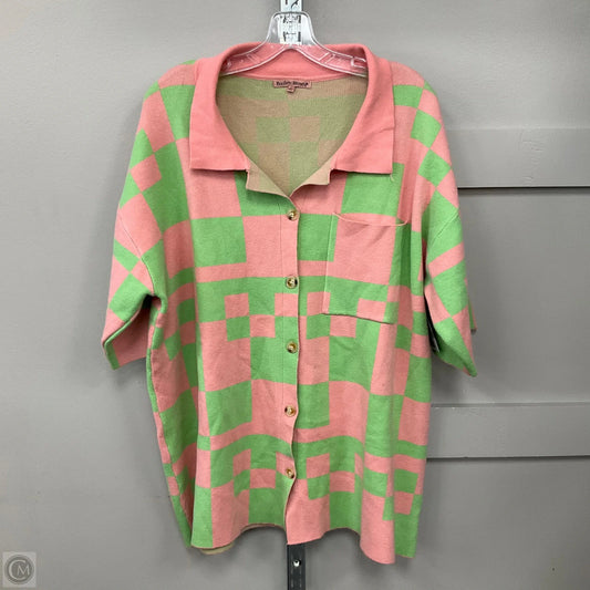 Top Short Sleeve By Cmf In Multi-colored, Size: L