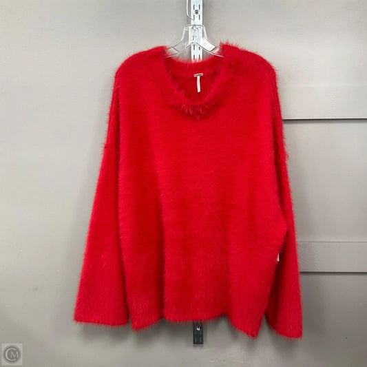 Sweater By Free People In Red, Size: L