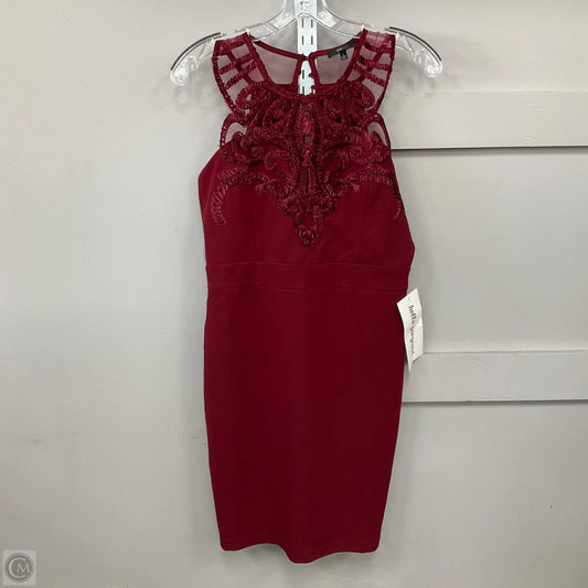 Dress Casual Short By Iris In Maroon, Size: M