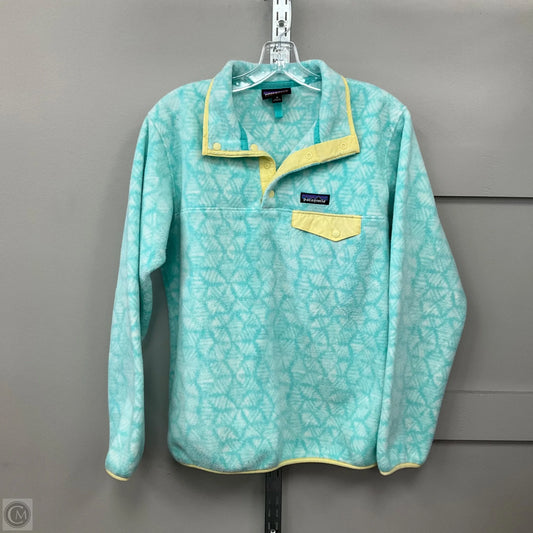 Sweatshirt Collar By Patagonia In Blue, Size: M