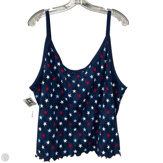 Top Sleeveless By Old Navy In Blue, Size: 4x