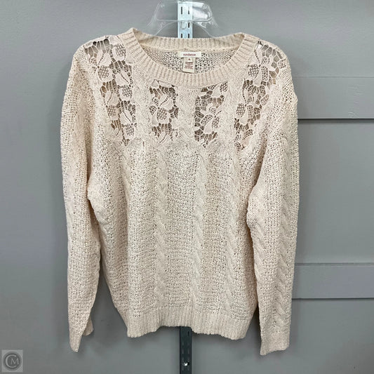Sweater By Sundance In Cream, Size: Xl