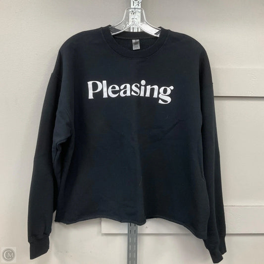 Sweatshirt Crewneck By Gildan In Black, Size: L