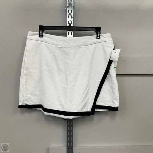 Skirt Mini & Short By Scoop In White, Size: M