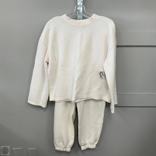 Top 2pc Long Sleeve By A New Day In Cream, Size: M